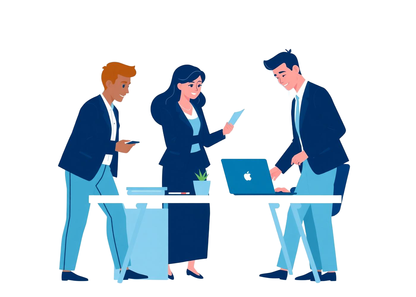 InOfficePlus team collaborating on payroll and EOR services